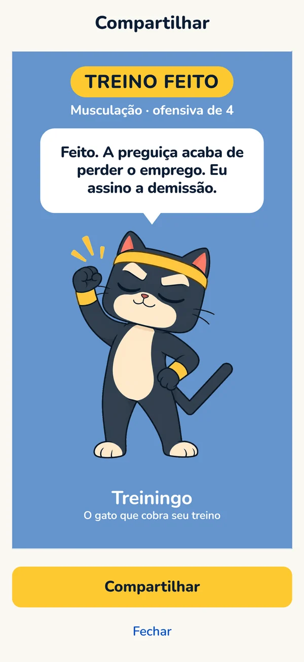 Captura oficial da tela Compartilhar